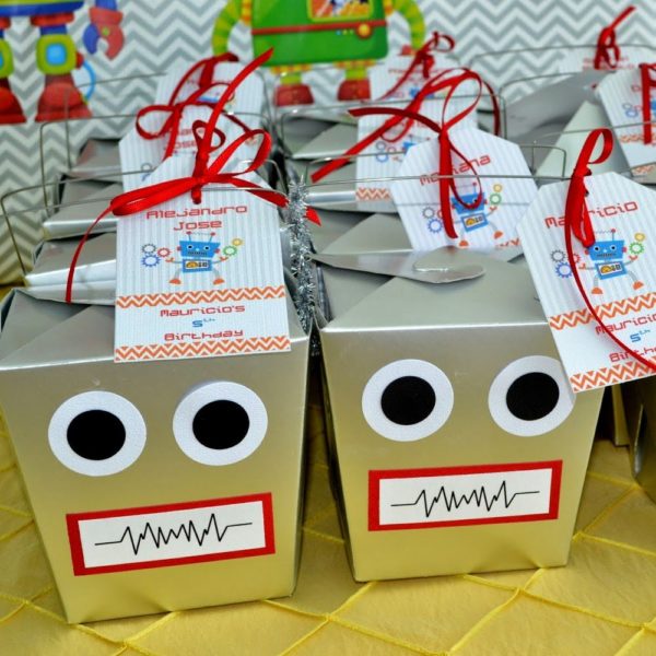 Robot Party Favors