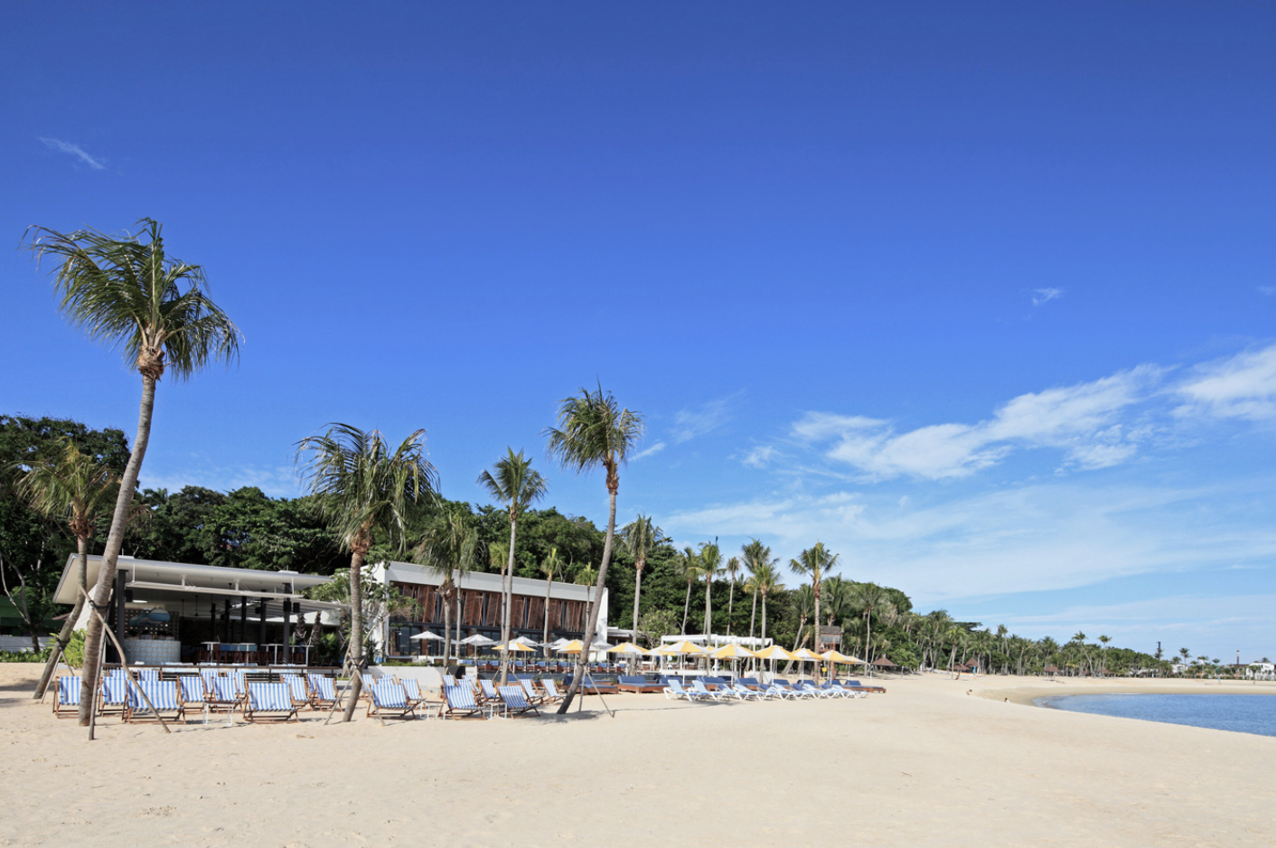 Swimming At Tanjong Beach Club Singapore