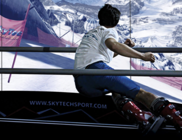 Indoor Skiing At Ski Tech In Hong Kong