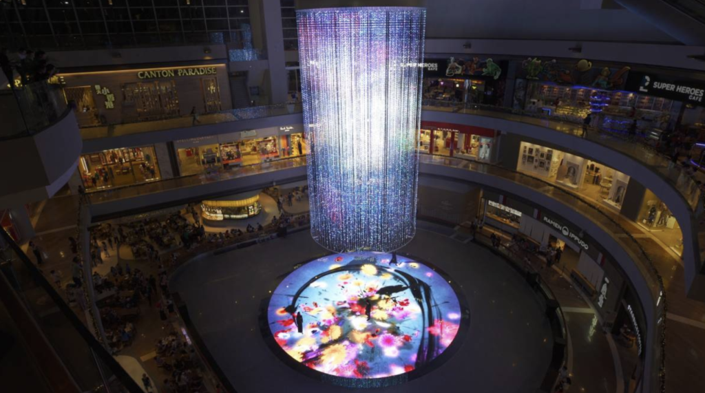 Digital Light Canvas at MBS Singapore