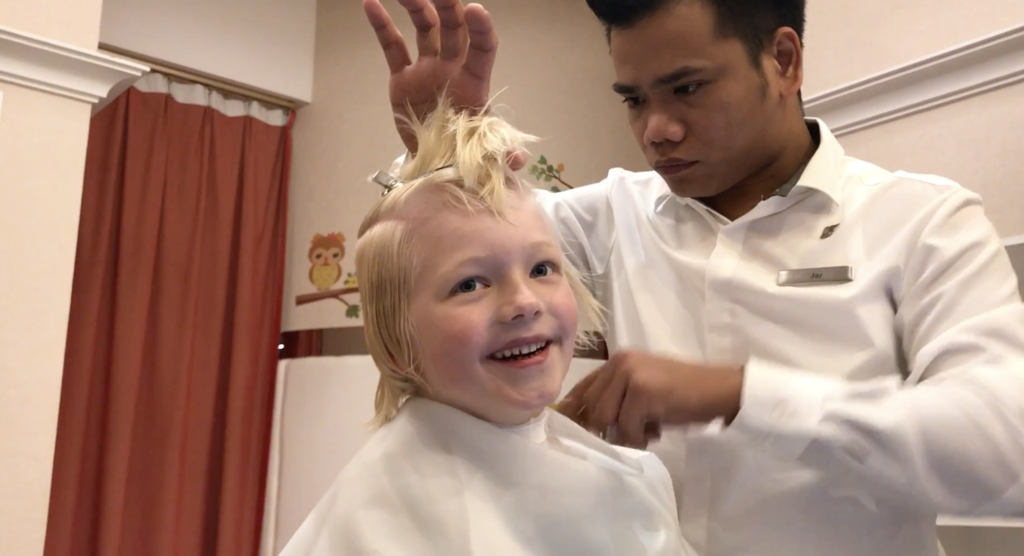 Haircuts For Kids At JW Marriott's Hair Salon