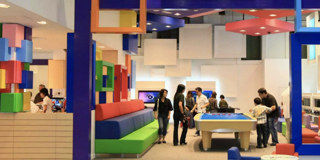 Qube indoor playground at The Venetian