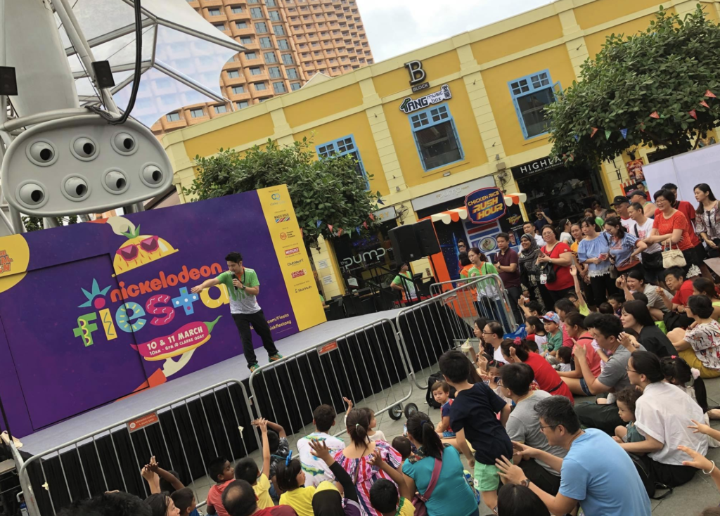Nickelodeon Fiesta and river cruise in Clarke Quay, Singapore