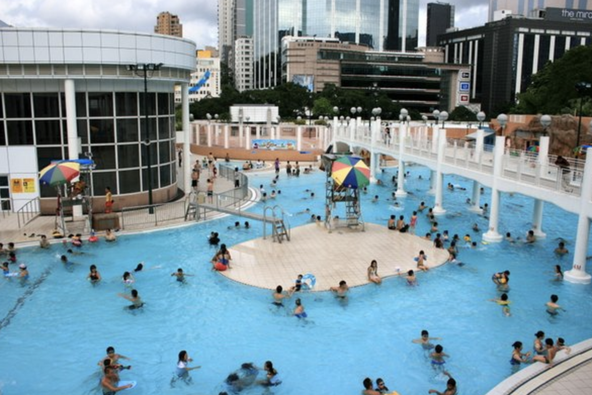 Chai Wan Swimming Pool In Hong Kong