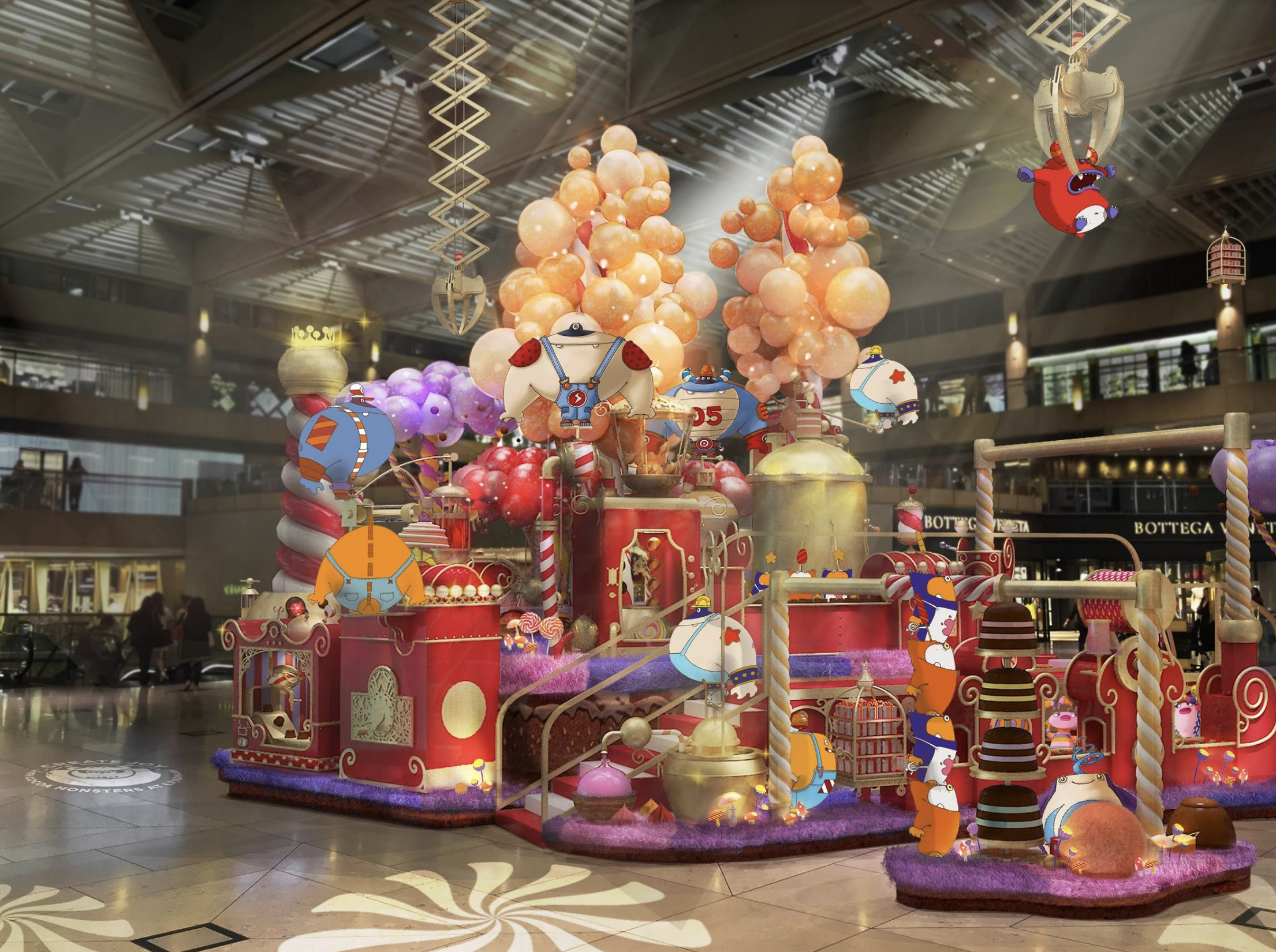 Christmas Decorations And Promotions For Chirstmas at Landmark Hong Kong.