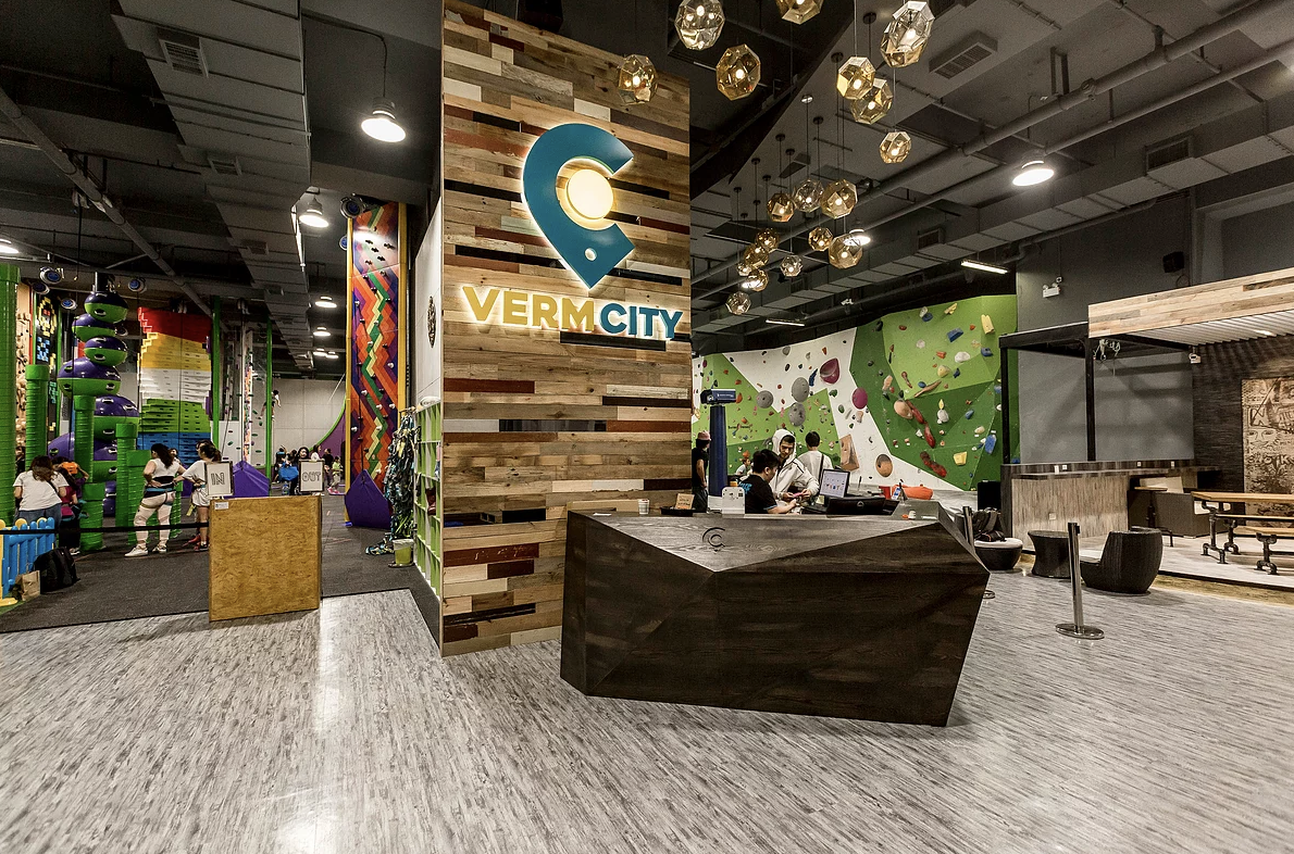 Verm City Indoor Rock Climbing Gym In Hong Kong