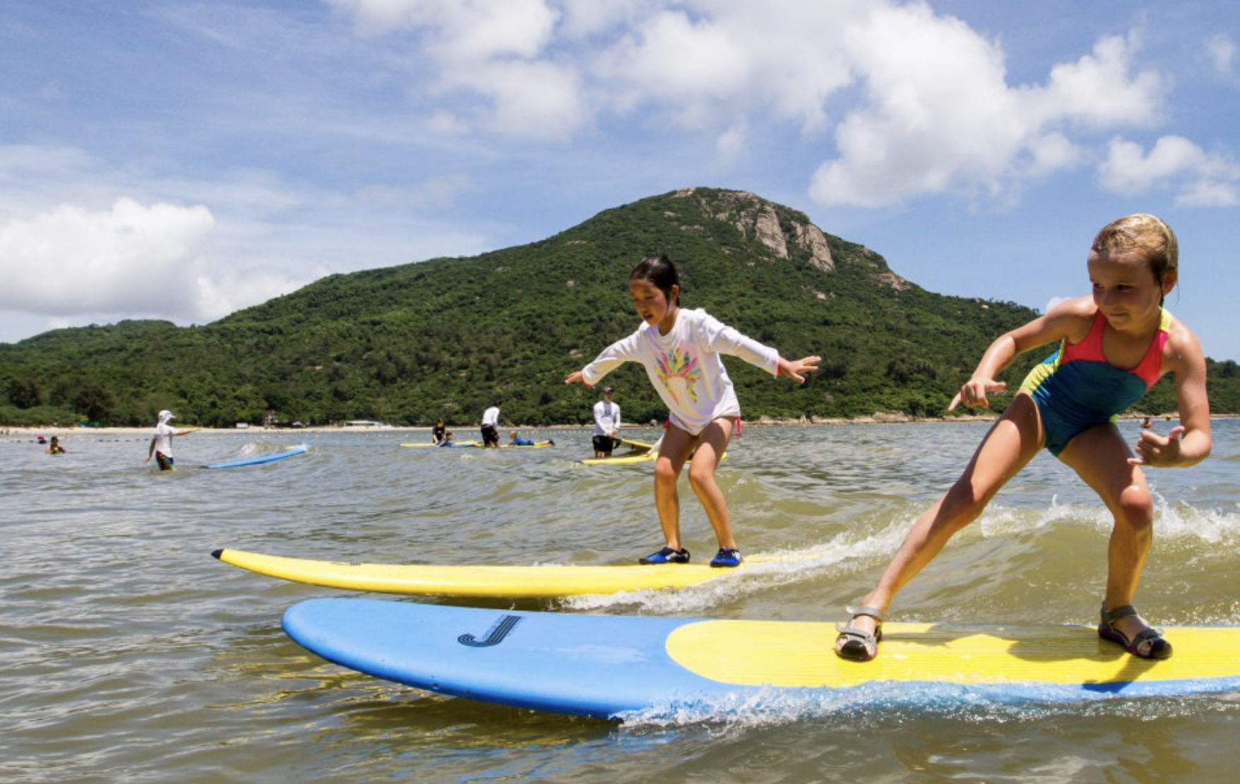Treasure Island surf camps for kids in Hong Kong