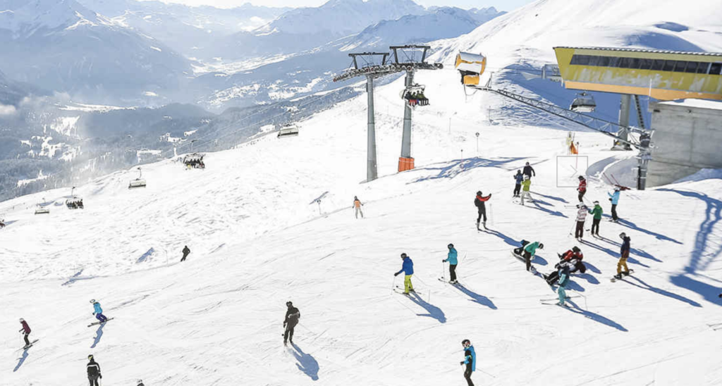 Skiing in Europe from Asia