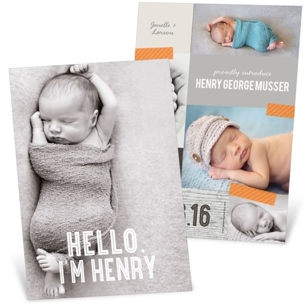 Baby Announcement By Stuccu Singapore