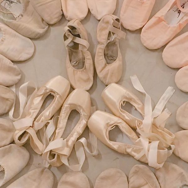 Ballet Shoes Of Students Of Sumber Cipta Ballet Jakarta