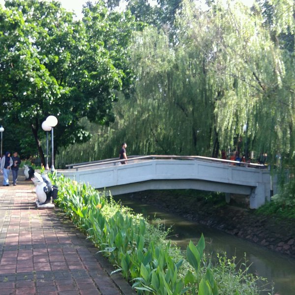 Biking Path At Taman Honda Tebet Jakarta