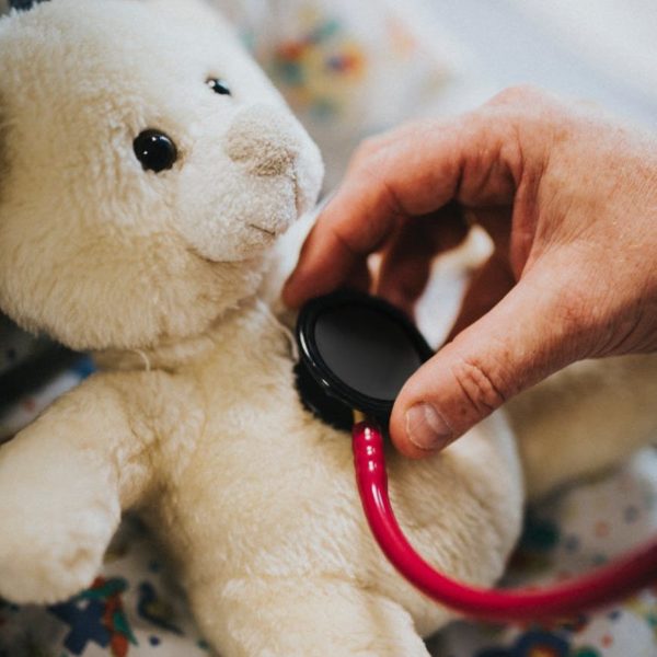 Stethoscope On A Teddy Bear