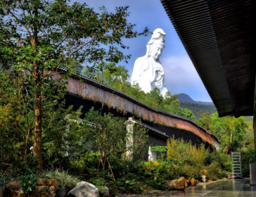 Tsz Shan Monastery And Guan Yin Statue In Plover Cove