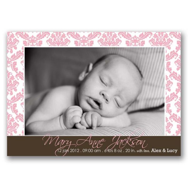 Baby Announcement By TweetPaperie Singapore