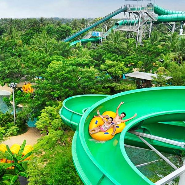 Waterslide At Waterbom Water Park Jakarta