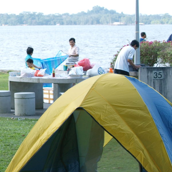 Shoreline Of West Coast Park Beach Singapore