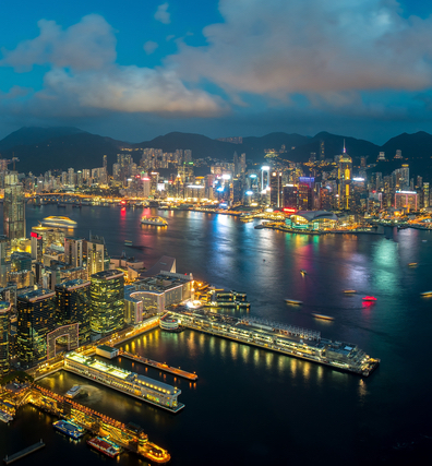 Fireworks Watching In Sky 100, ICC, Hong Kong