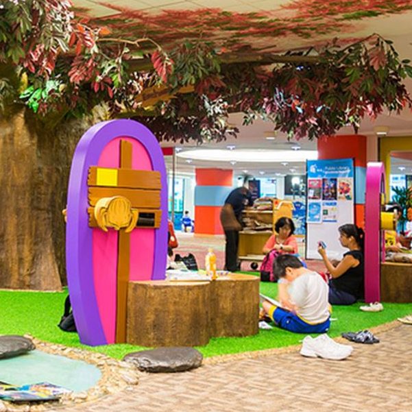 Interior Of Woodlands Regional Library Singapore