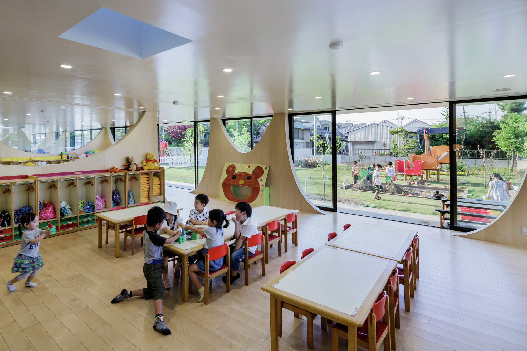 Interior Of Yutaka Kindergarten, Japan