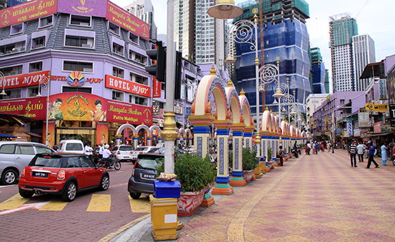 Shops in brickfields little india