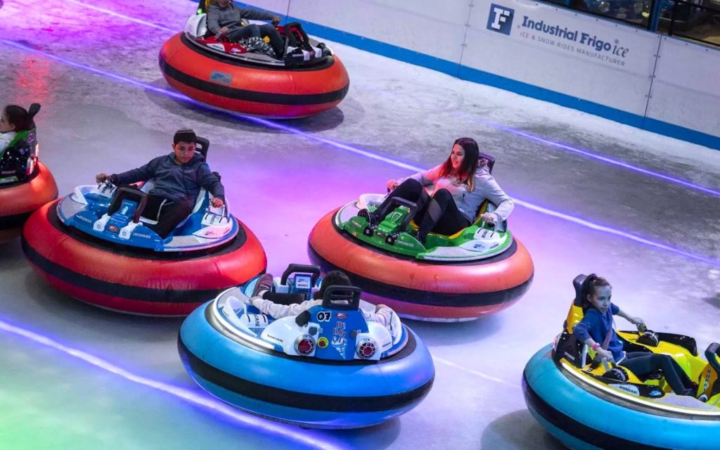 Bumper Cars On Ice In Singapore