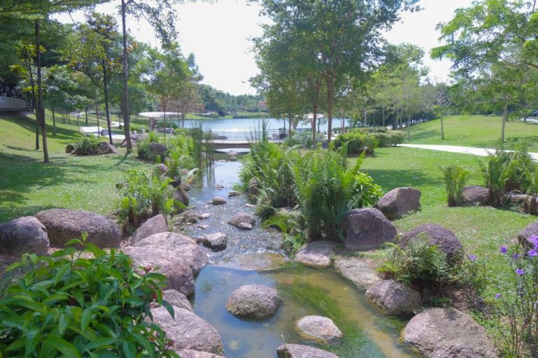 Outdoor Park At Desa ParkCity In Kuala Lumpur