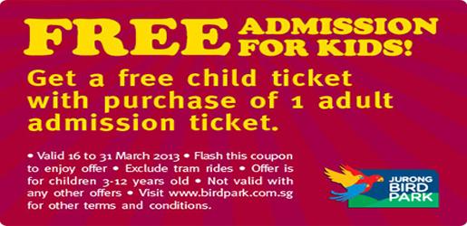 Jurong Bird Park: Free Admission For Kids