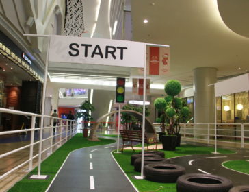 Lotte Car Ride For Kids At Lotte Shopping Mall In Jakarta
