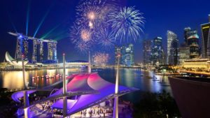 Chinese New Year Fireworks In Hong Kong