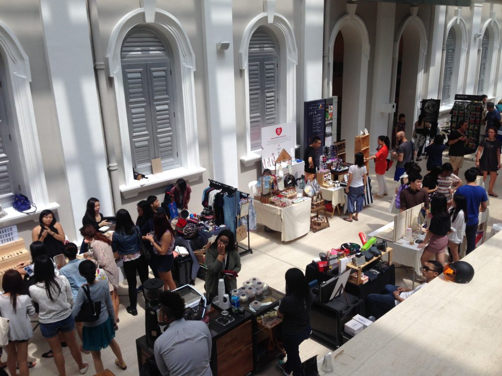 Public Garden Flea Market In Singapore