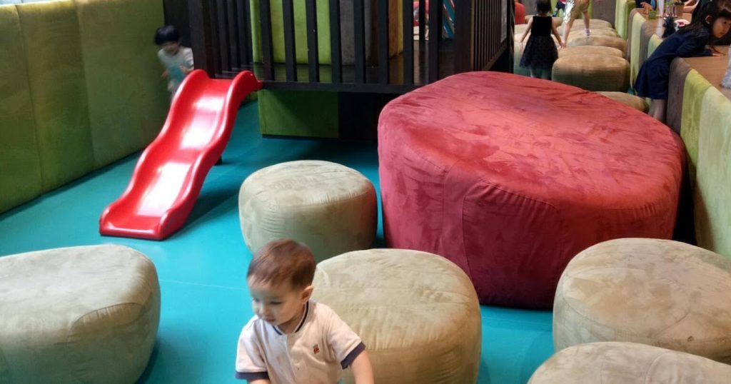 Indoor play area and playground for kids at Pavilion mall in KL