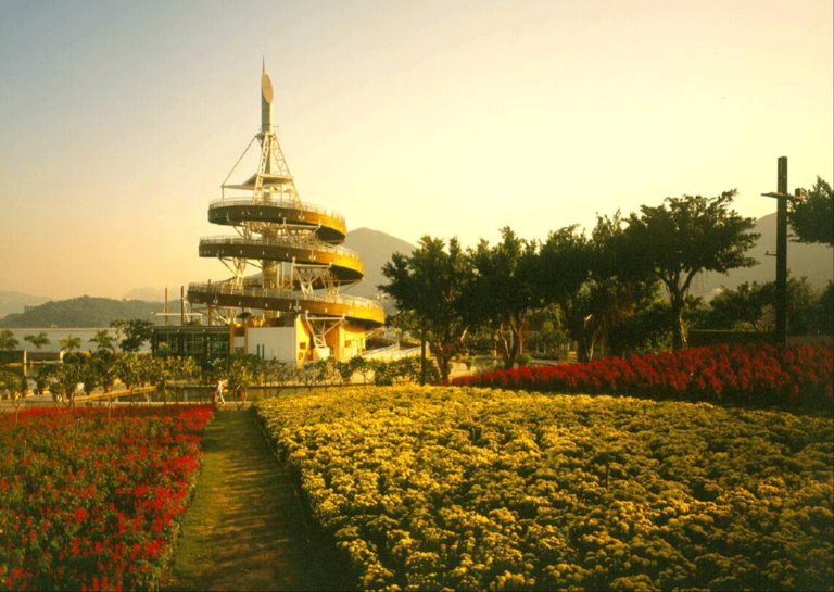 Tai Po Waterfront Park In Hong Kong