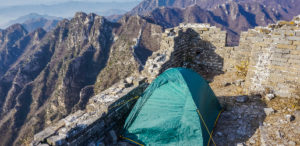 Camping On The Great Wall Of China