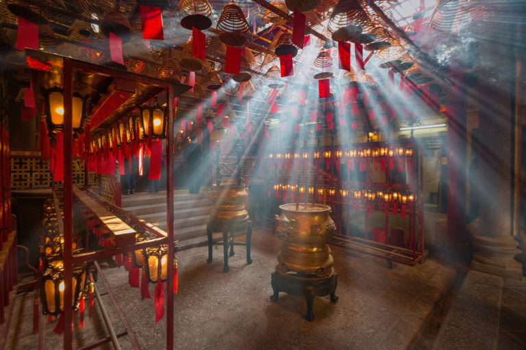 Man Mo Temples in Sheung Wan