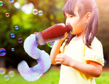 DIY Rainbow Bubble Snakes For Kids