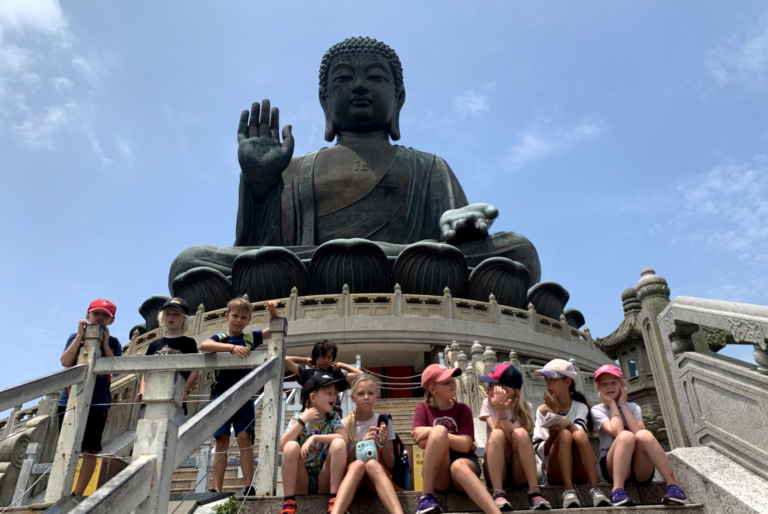 Big Buddha With Kids