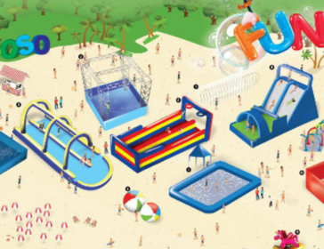 Mega Inflatable Beach Festival In Singapore