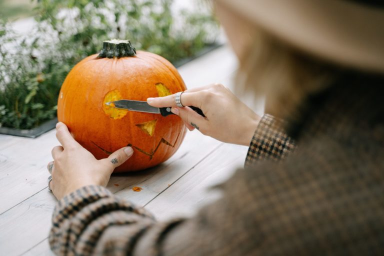 Carve Your Own Pumpkin Halloween Activities At Home Jakarta