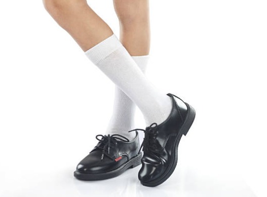 Black Shoes White Socks Top School Supplies Jakarta