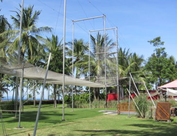 Kids Flying Trapeze At Club Med In Bali