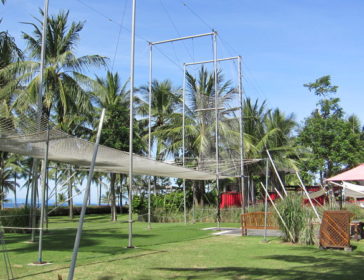 Kids Flying Trapeze At Club Med In Bali