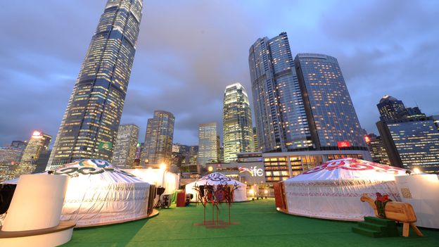 Shanghai Tang Mongolian Yurts