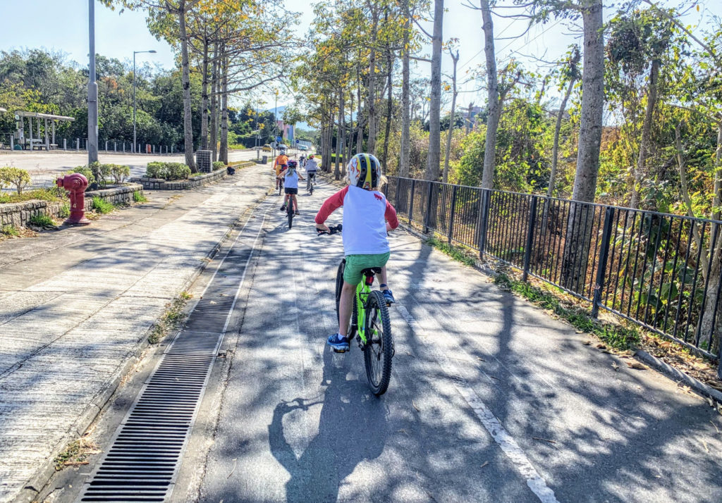 Shatin Bike Path In New Territories Hong Kong