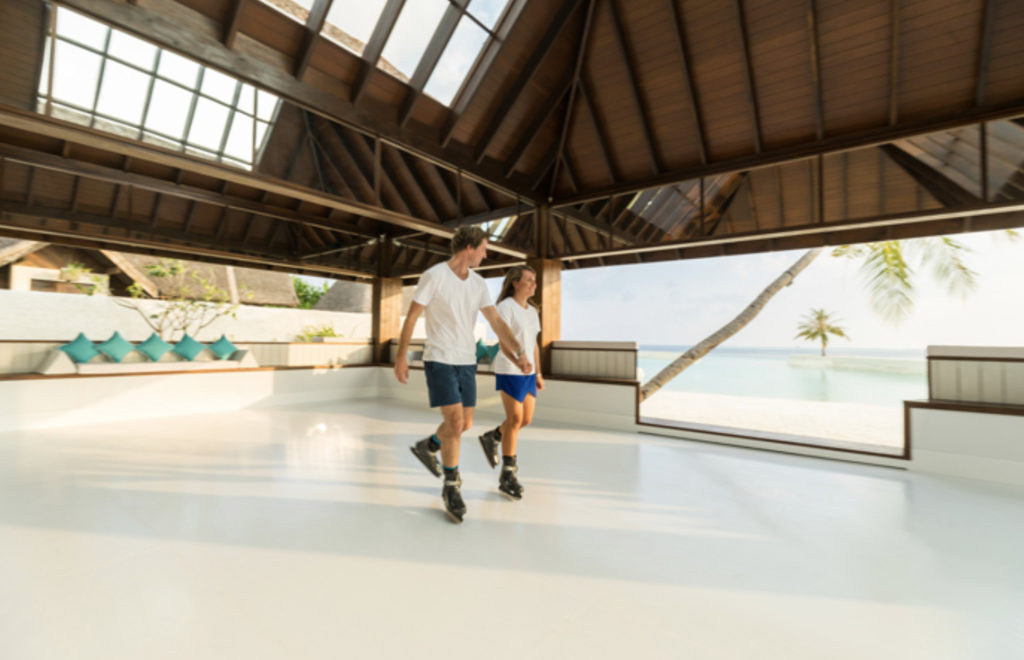 Jumeriah Vittaveli Maldives ice Skating Rink