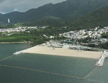 Take A Dip At The Brand New, Man-Made Lung Mei Beach In Hong Kong!