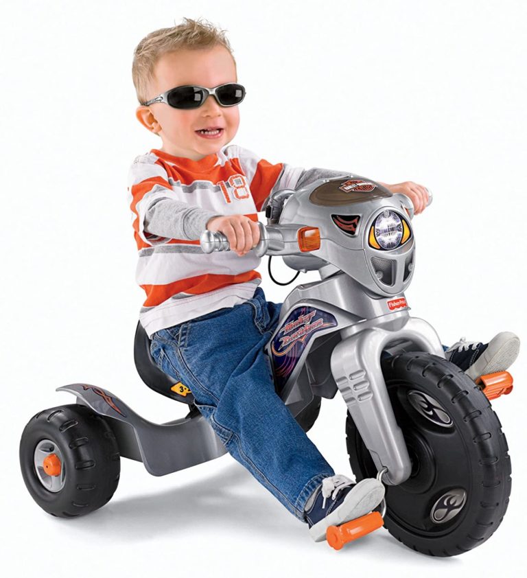 Toddler-friendly-tricycles-Fisher-Price-Harley-Davidson-Motorcycle-Tough Trike-in-singapore