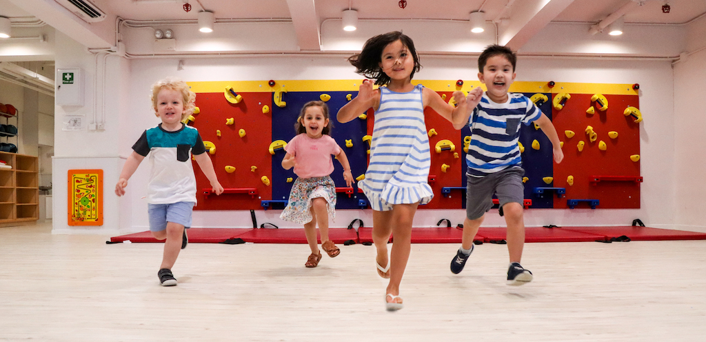 Kids Running Woodland Hong Kong