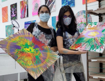 Art Jamming At Spin Paint House In Singapore