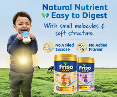 Enjoy Nutritious Goodness With Friso® Gold Formula Milk