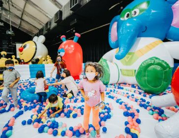 Giant Inflatables At Jumptopia Holiday Village In Singapore